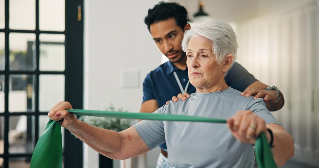 Fisioterapia domiciliar para AVC