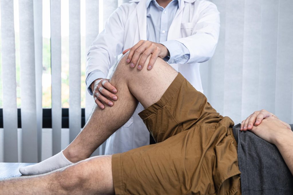 fisioterapia domiciliar para reabilitação de joelho